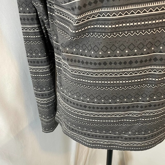 Columbia Woman's Cowl Neck Long Sleeve Drifting Snow Shirt Sz L - Picture 5 of 10